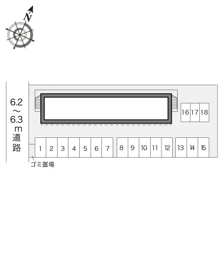 ★手数料０円★瀬戸市瀬戸口町　月極駐車場（LP）